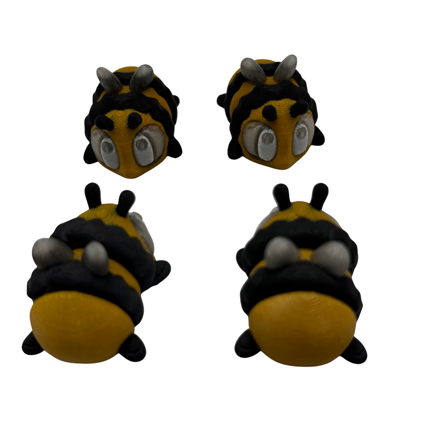 Flexi Bee and Hive House Play Set | 3D Printed Articulated Bees and Hive Container