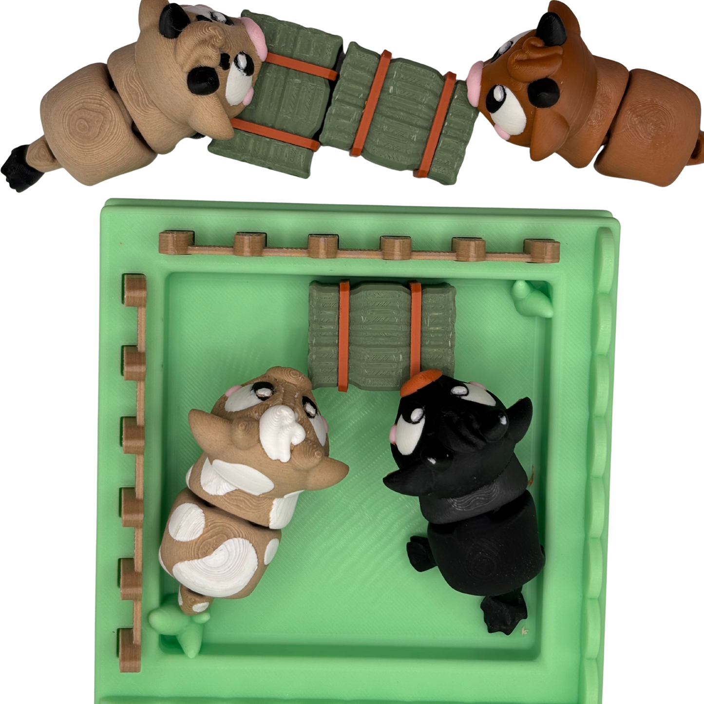 Flexi Mini Cow Pasture | 3D Printed Articulated Cows